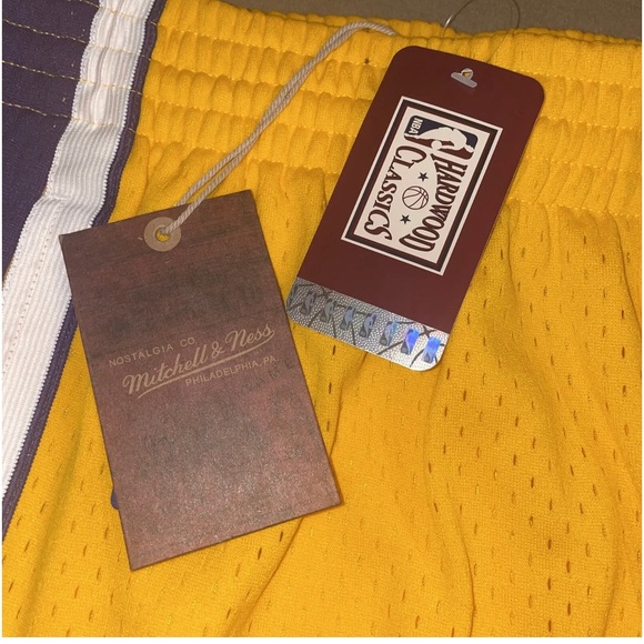 2009 Mitchell & Ness NBA Swingman Shorts Los Angeles Lakers Men - Picture 3 of 6